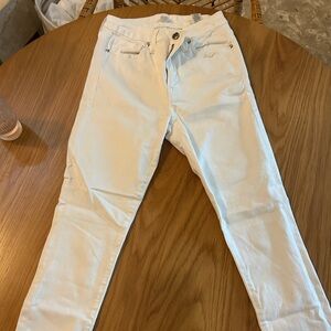 Good American Men's Cream Skinny Jeans